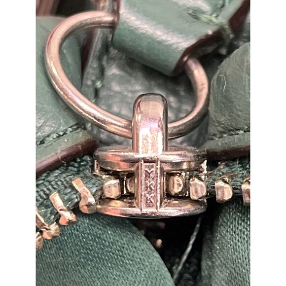 Coach Park Pebbled Leather Hobo Shoulder Crossbody Bag Pine Green F23293 - Picture 6 of 16